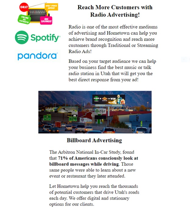 radio advertising